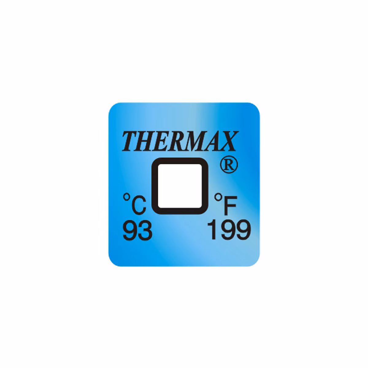 THERMAX SINGLE LEVEL IRREVERSIBLE LABELS 93ºC