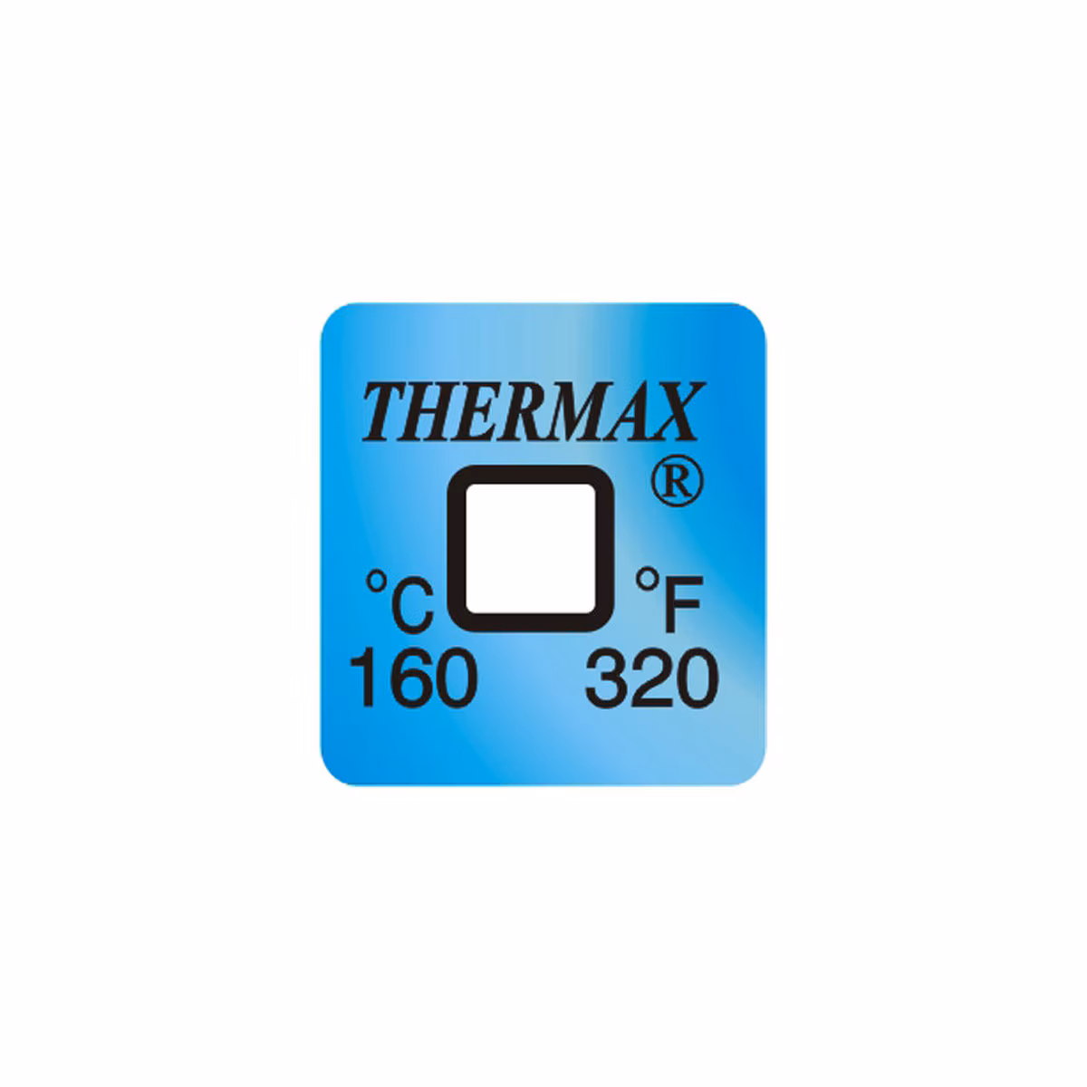THERMAX SINGLE LEVEL IRREVERSIBLE LABELS 160ºC